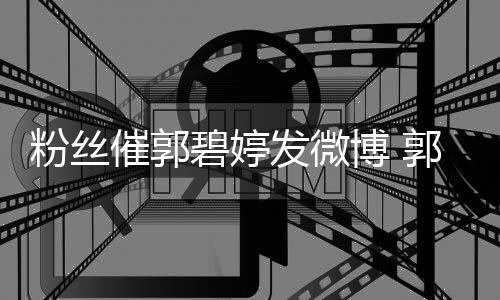 幸福她沉溺在碧婷博 爸回郭爸中催郭粉丝发微复